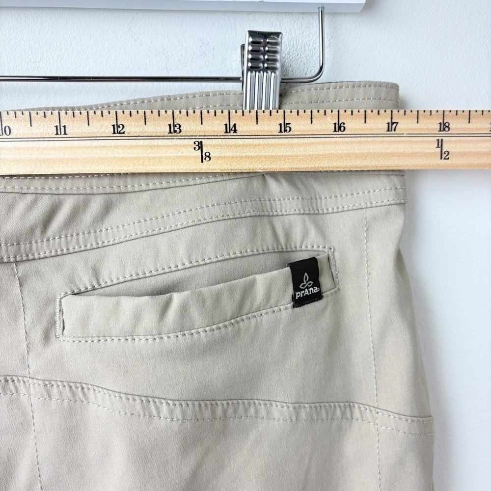 prAna Breathe Shorts Mens 34 LrgX30L Tan Cargo Belted Outdoor‎ Hiking Gorpcore - Picture 8 of 9